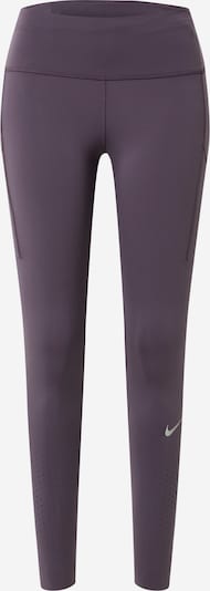 NIKE Pantalon de sport 'Epic Luxe' en aubergine, Vue avec produit