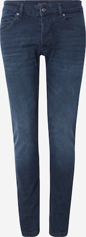 DRYKORN Skinny Farkut 'JAZ' värissä sininen: etupuoli