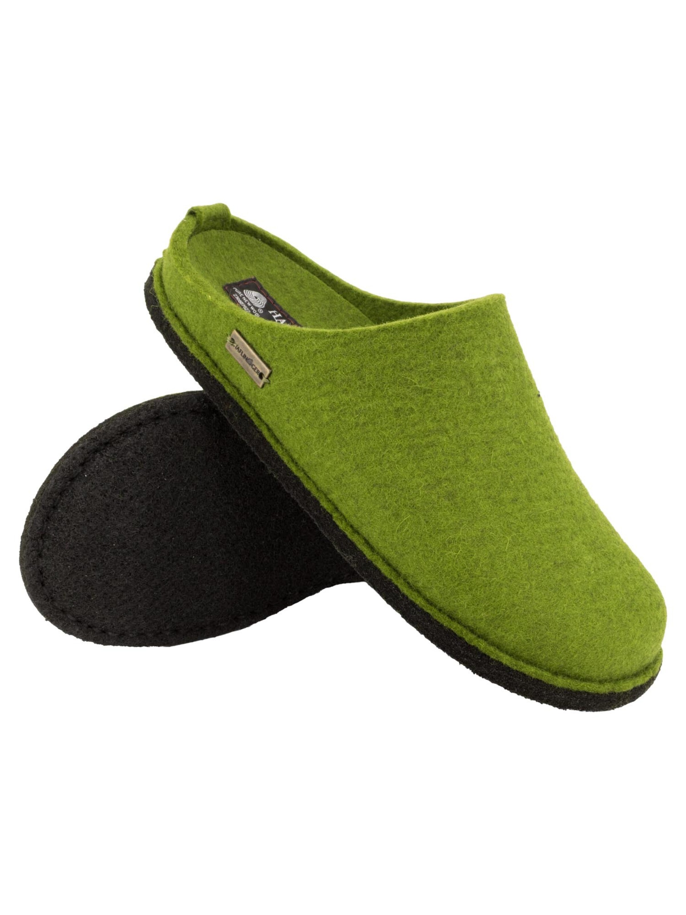 HAFLINGER Mules 'Flair Soft' in Green
