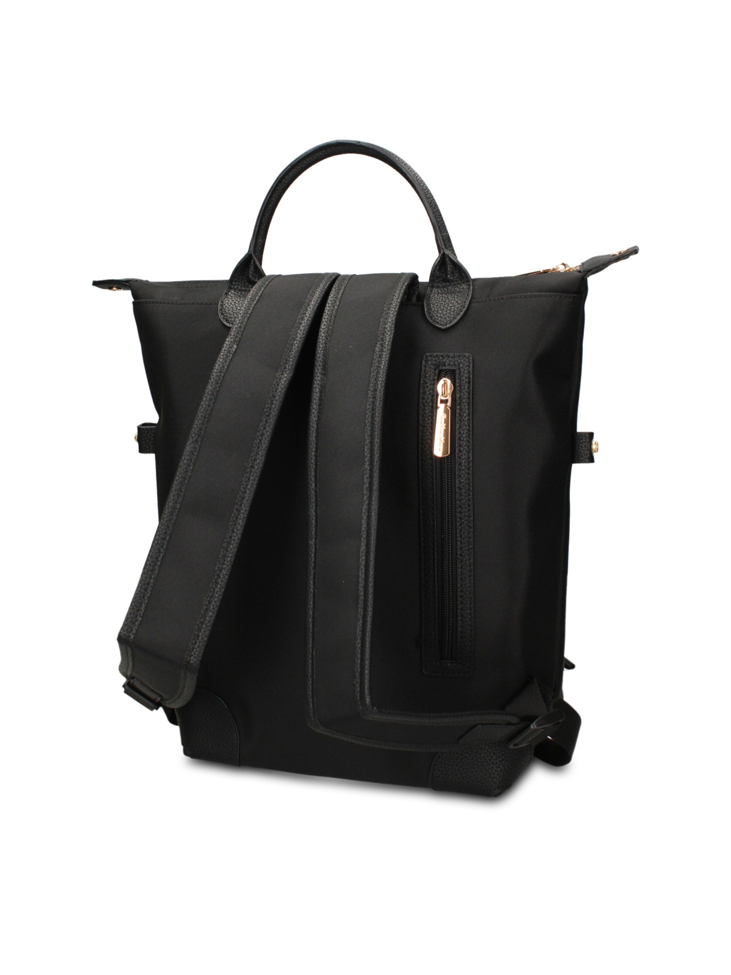 Zaino 'Zaino Novara Elite Gianmarco Venturi - Pelle Vegana 100% PU' di GianMarco Venturi in nero