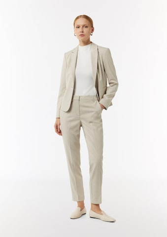 COMMA Slimfit Hose (GRS) in Beige: Vorderseite