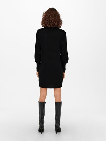 ONLY Strickkleid in Schwarz