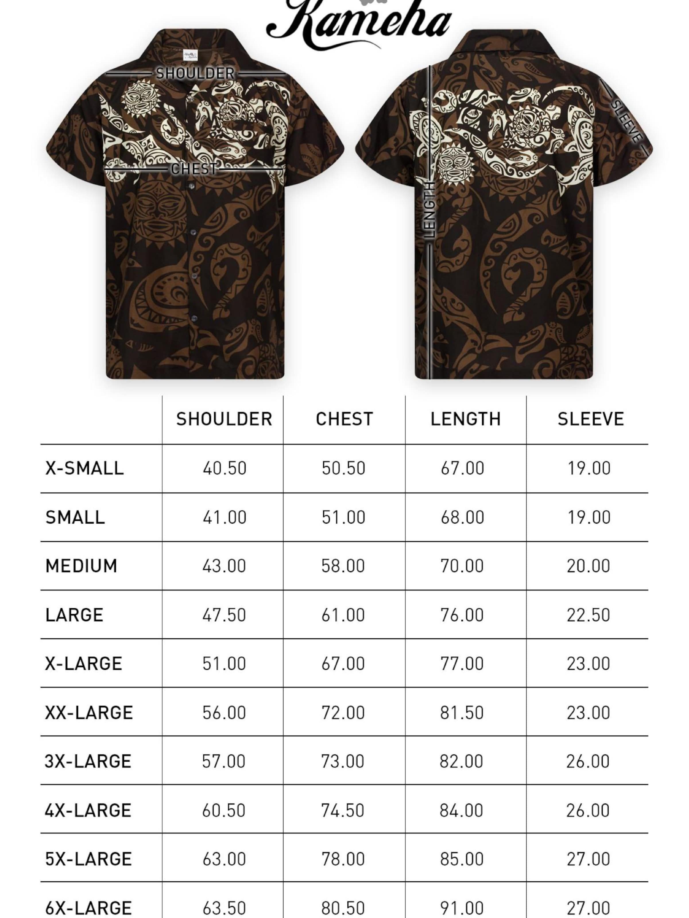 Maglietta 'Maori Chest' di King Kameha in marrone