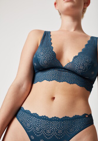 Skiny Triangel BH in Blau