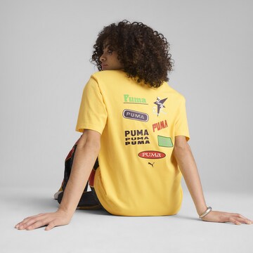 PUMA Shirt 'Wardrobe Essentials' in Yellow