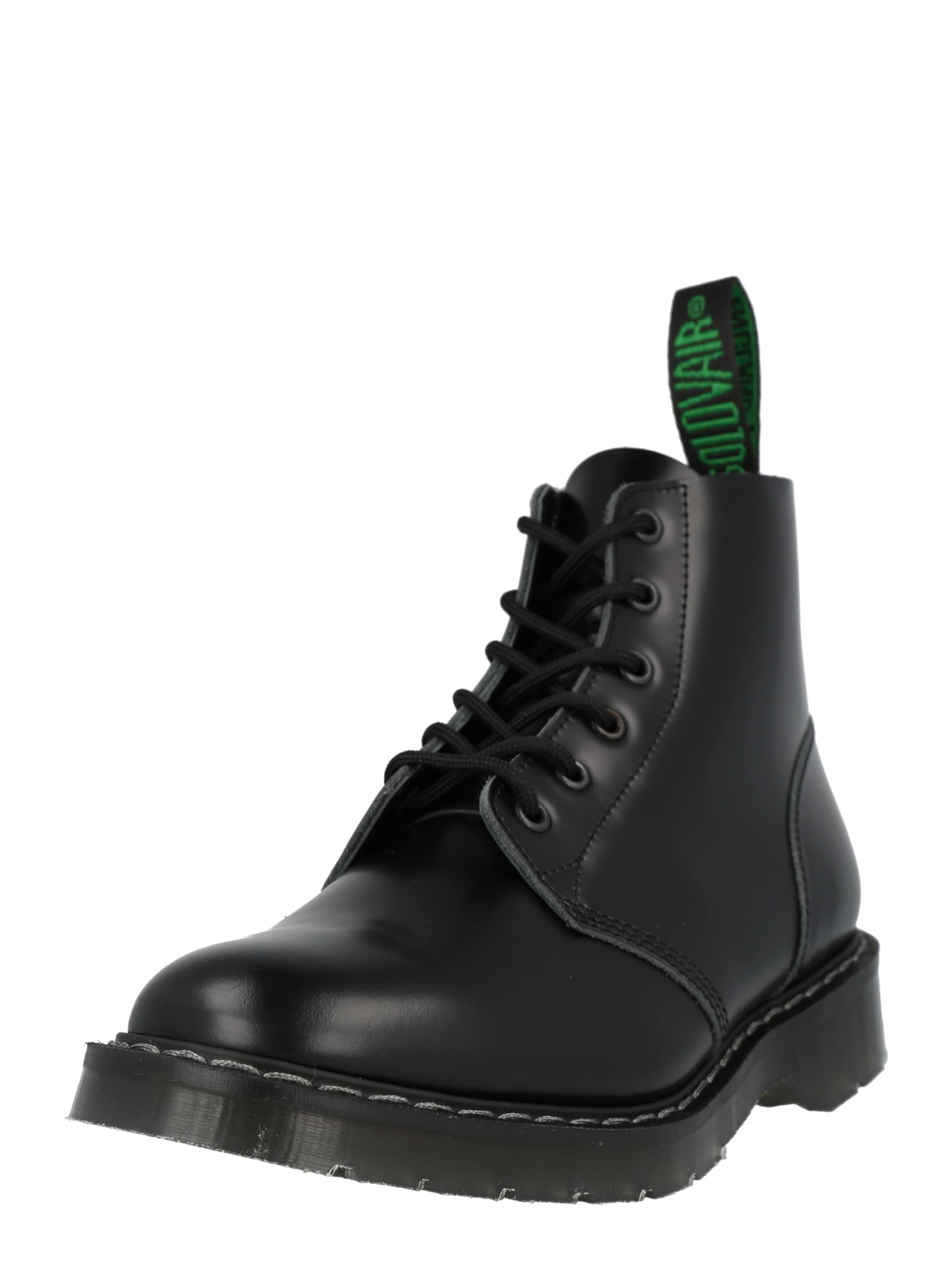 Solovair Lace-up bootie in Black: front