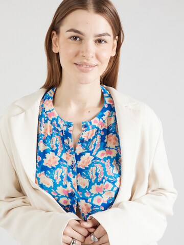 Chemisier comma casual identity en bleu