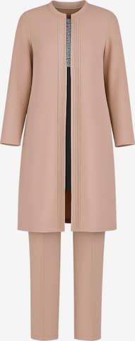fashionshowcase Pantsuit 'NAZAN' in Beige: front