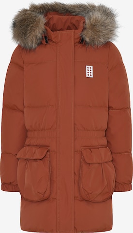 LEGO WEAR Winter Jacket in Brown: front