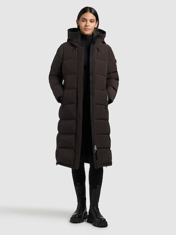 khujo Wintermantel 'Devion2' in Lila
