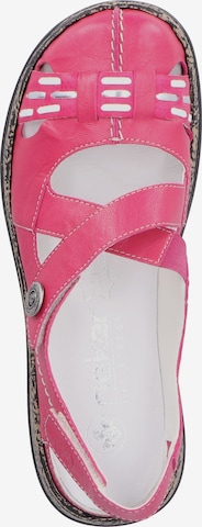Rieker Ballet Flats with Strap in Pink