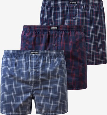 SNOCKS Boxershorts in Blau: predná strana