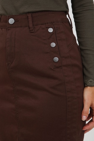 Fransa Skirt 'FRLOMAX 3' in Brown