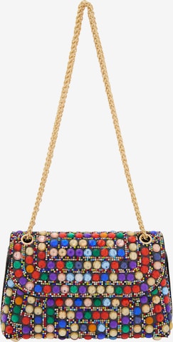 jauktas krāsas faina "Clutch" stila somiņa: no priekšpuses