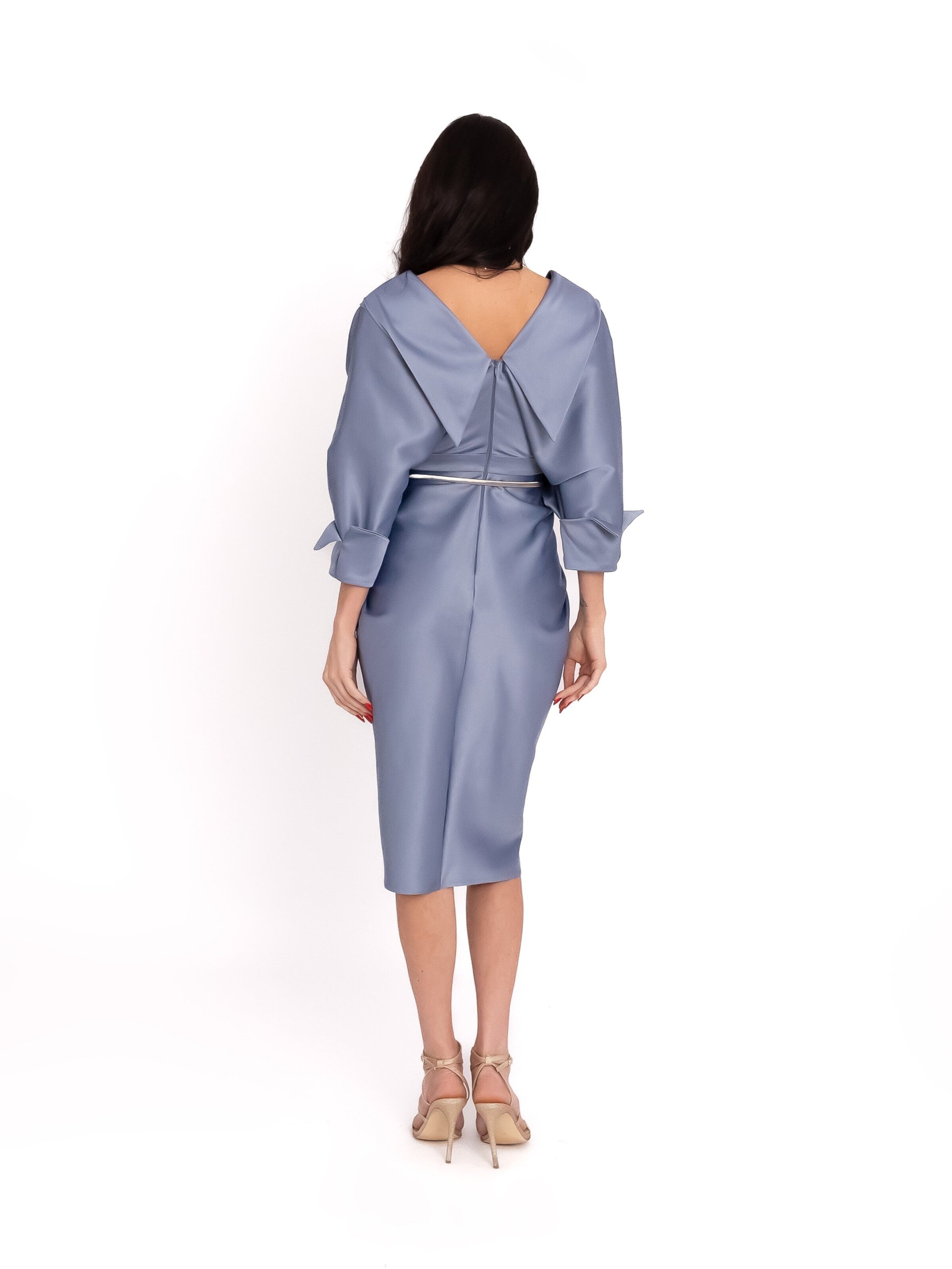 acob a porter - Vestido de noche en gris