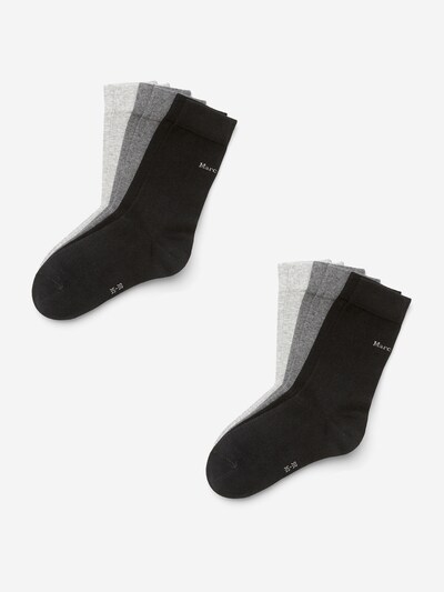 Marc O'Polo Bodywear Freizeitsocken ' 6-Pack Organic Cotton ' in grau / schwarz, Produktansicht