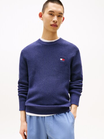 Tommy Jeans Trui in Blauw: voorkant