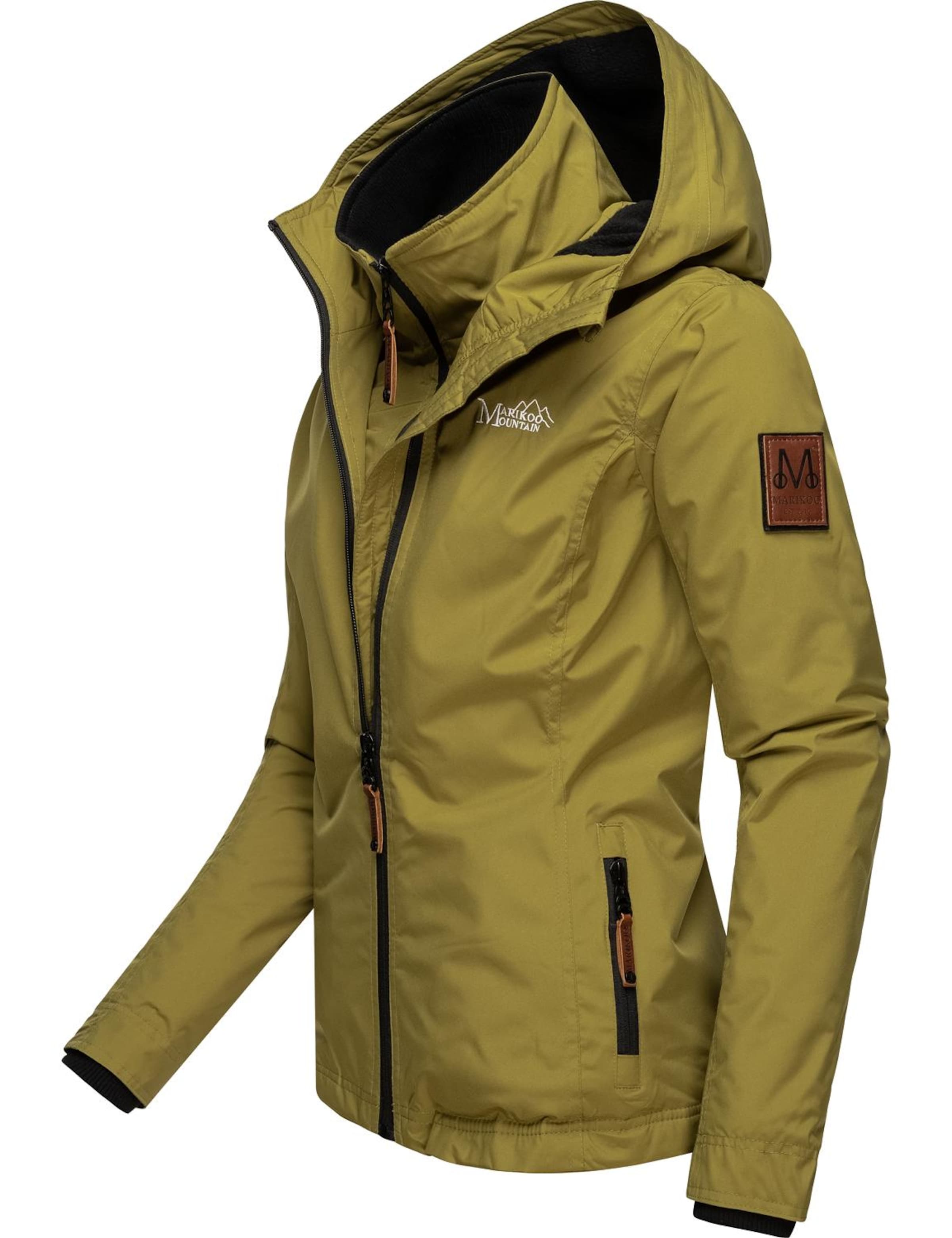 Geacă funcțională 'Erdbeere' de la MARIKOO pe verde