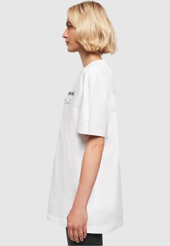 Merchcode Oversized shirt 'Just Start' in Wit