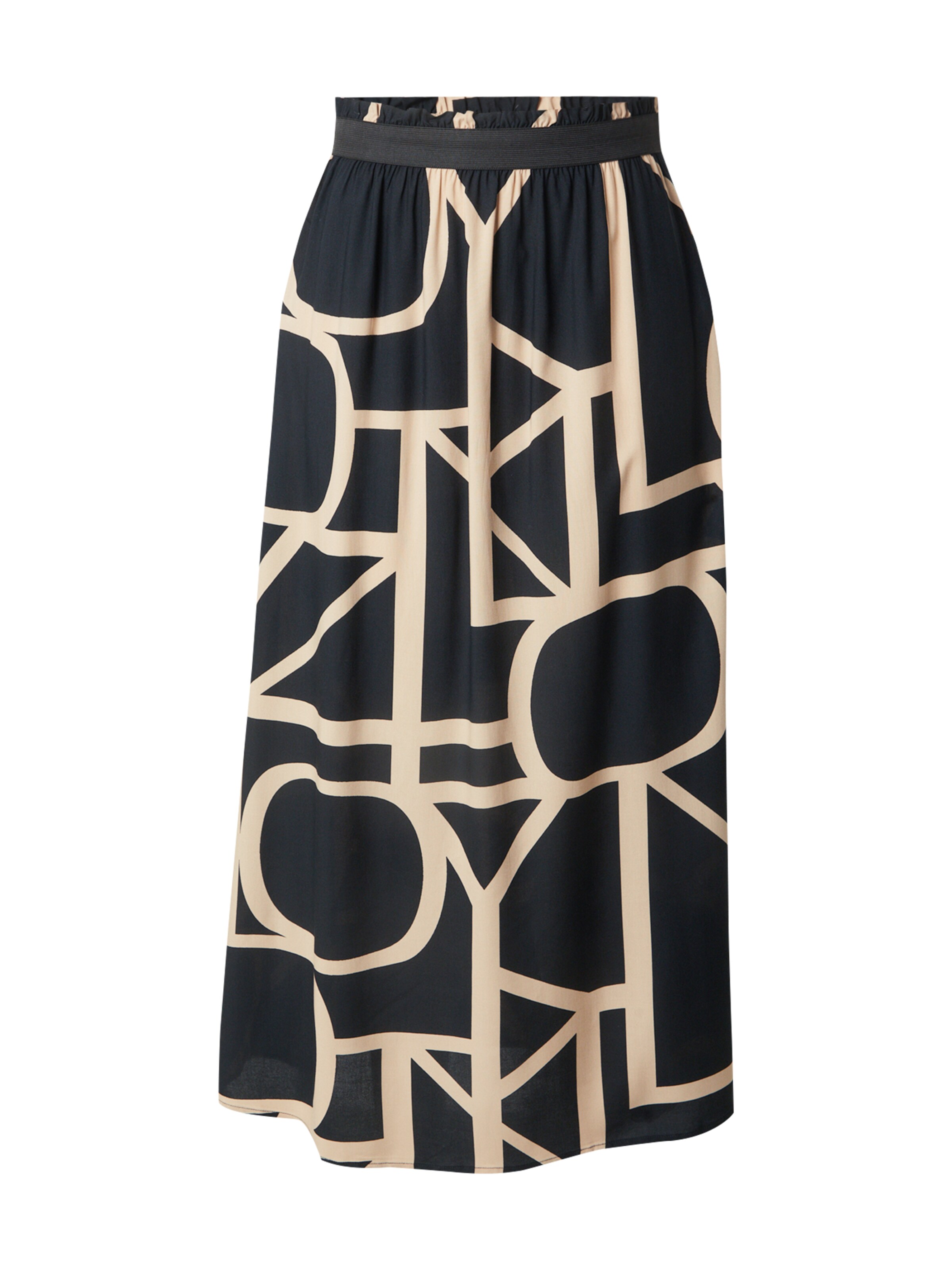 ONLY Carmakoma - Falda 'VENEDIG' en negro: frente