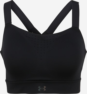 UNDER ARMOUR Sports bra in Black: front