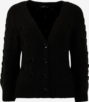 Cardigan LELA en noir : devant