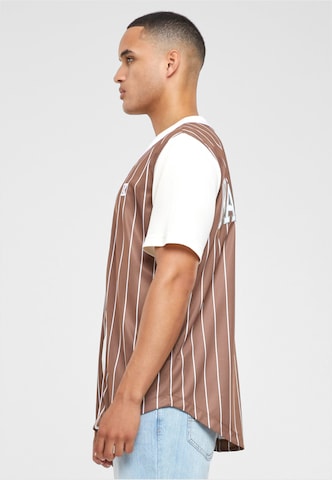 Karl Kani Regular fit Button Up Shirt in Brown