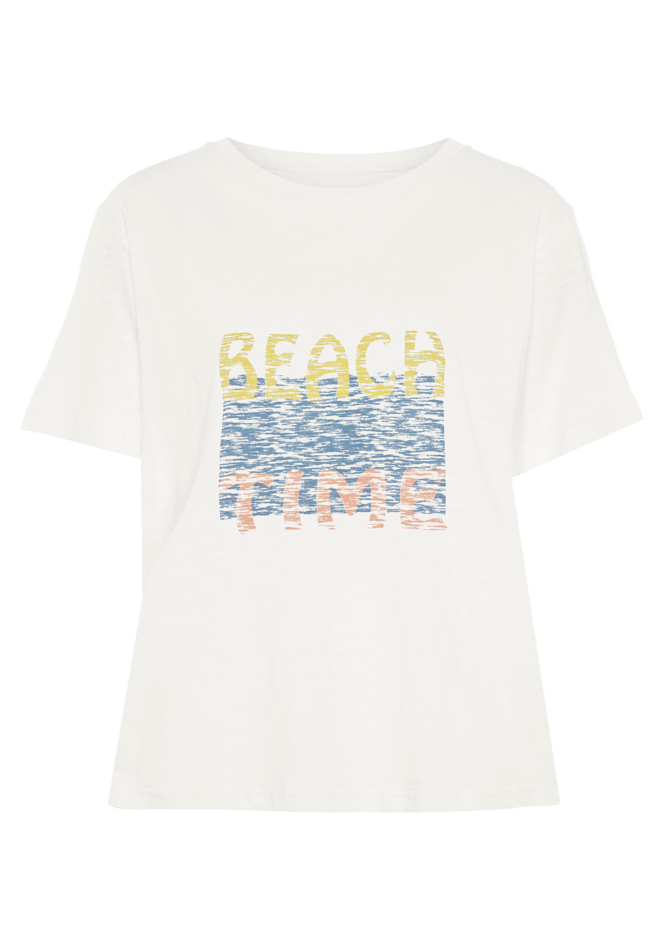 BEACH TIME Shirts i hvid