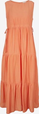 TOM TAILOR Summer dress in Orange: front