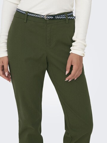 ONLY Slimfit Chino kalhoty 'Biana-Maree' – zelená