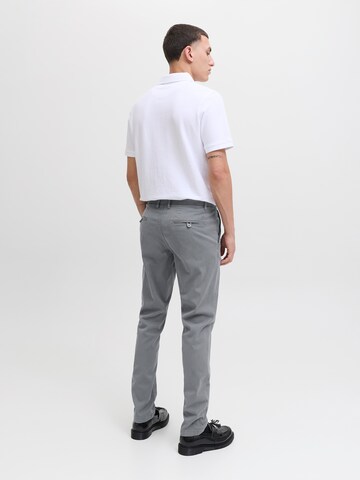 JACK & JONES Slimfit Chino nadrág 'JPSTMARCO JJARTHUR' - szürke