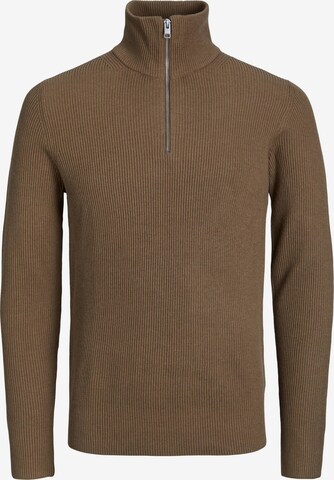 JACK & JONES Pullover 'Perfect' in Braun: predná strana