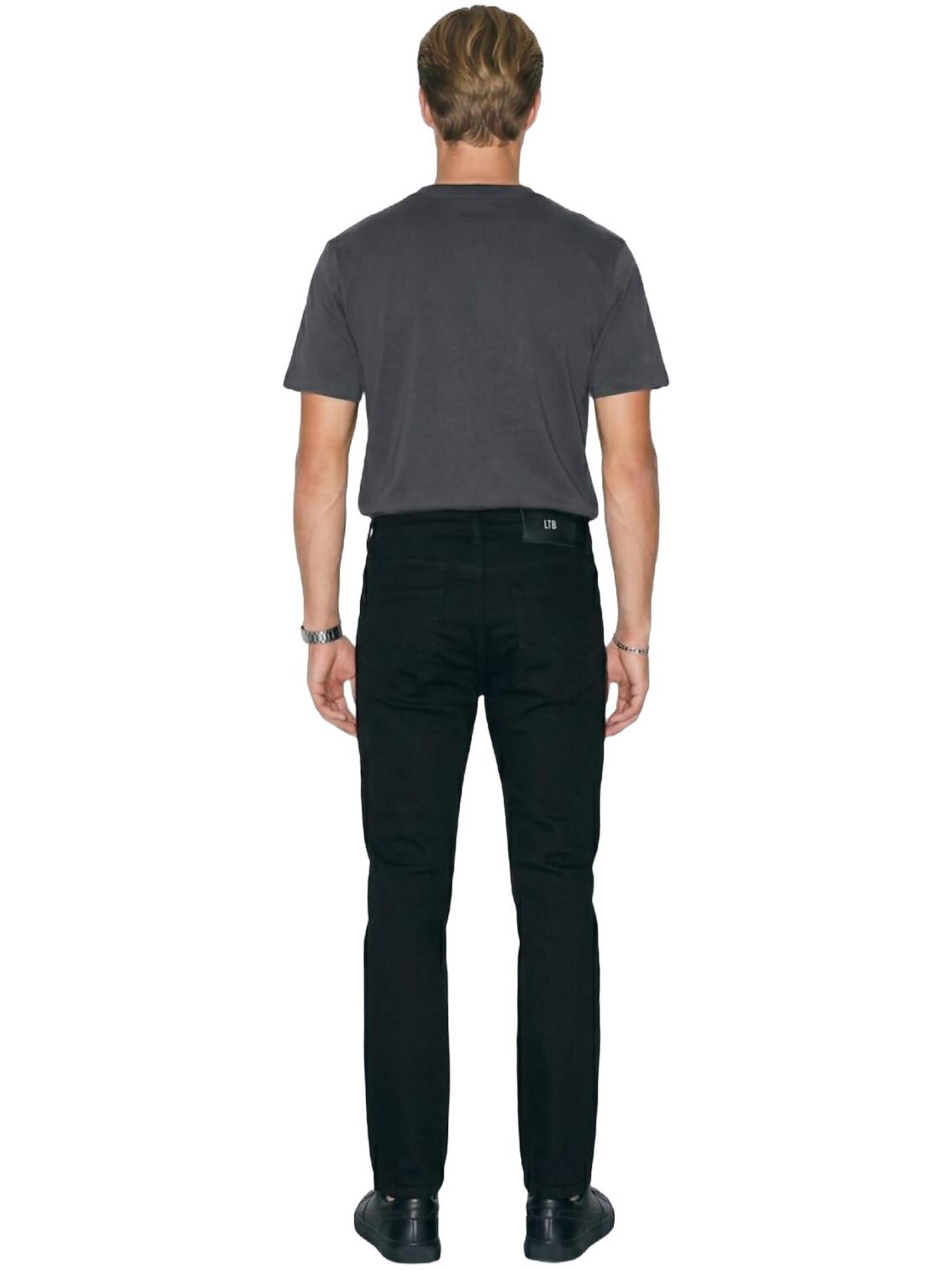LTB Jeans - Slimfit Vaquero 'LTB Jeans Herren Sawyer Y Slim Mid Waist Jeans' en negro