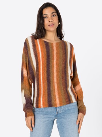 JDY Sweater 'ODANA' in Brown: front