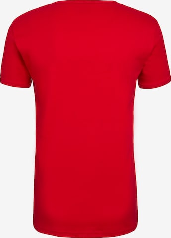 LOGOSHIRT T-Shirt mit coolem 'Flash'-Print in Rot