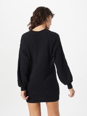 HOLLISTER Knitted dress in Black