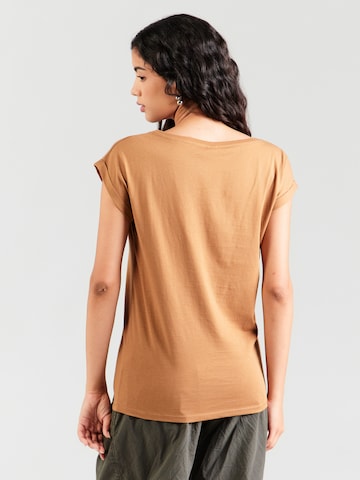 Iriedaily - Camiseta 'Pusteblume' en marrón