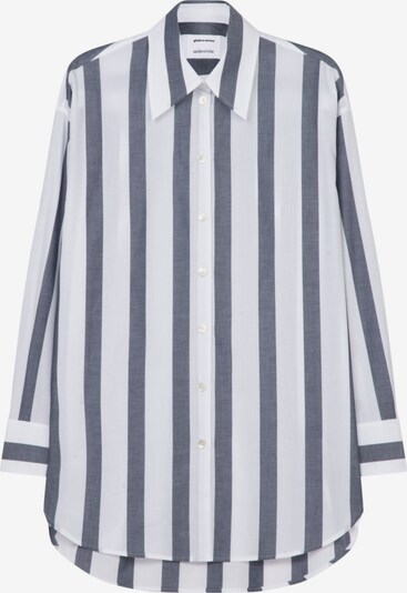 SEIDENSTICKER Blouse in Smoke blue / White, Item view