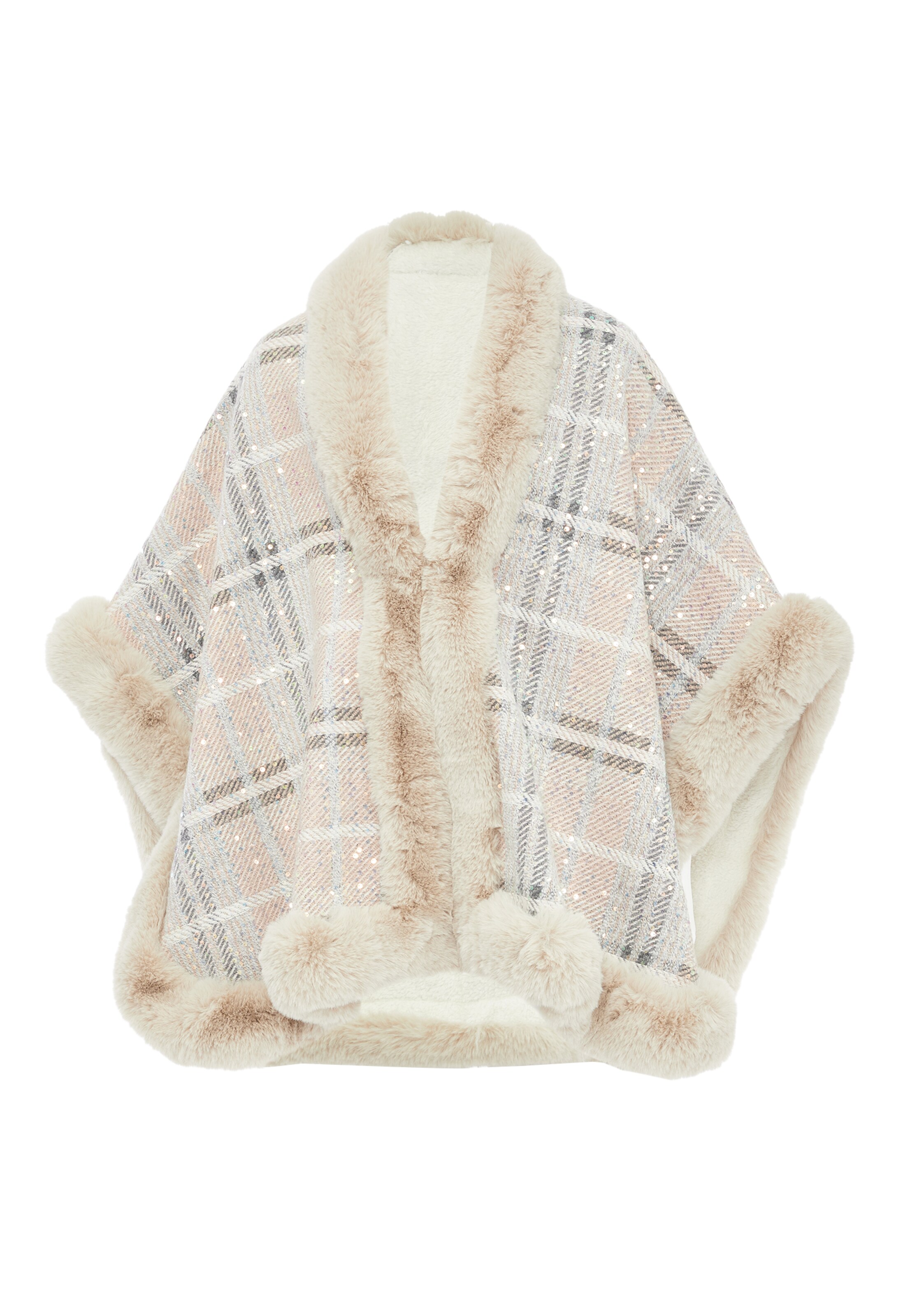 OSHA Cape in Beige: voorkant