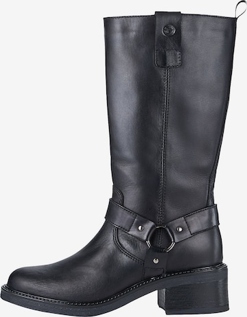 Bottes Tamaris en noir : devant