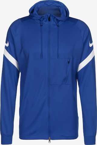 NIKE Sportjas 'Strike 21' in Blauw: voorkant