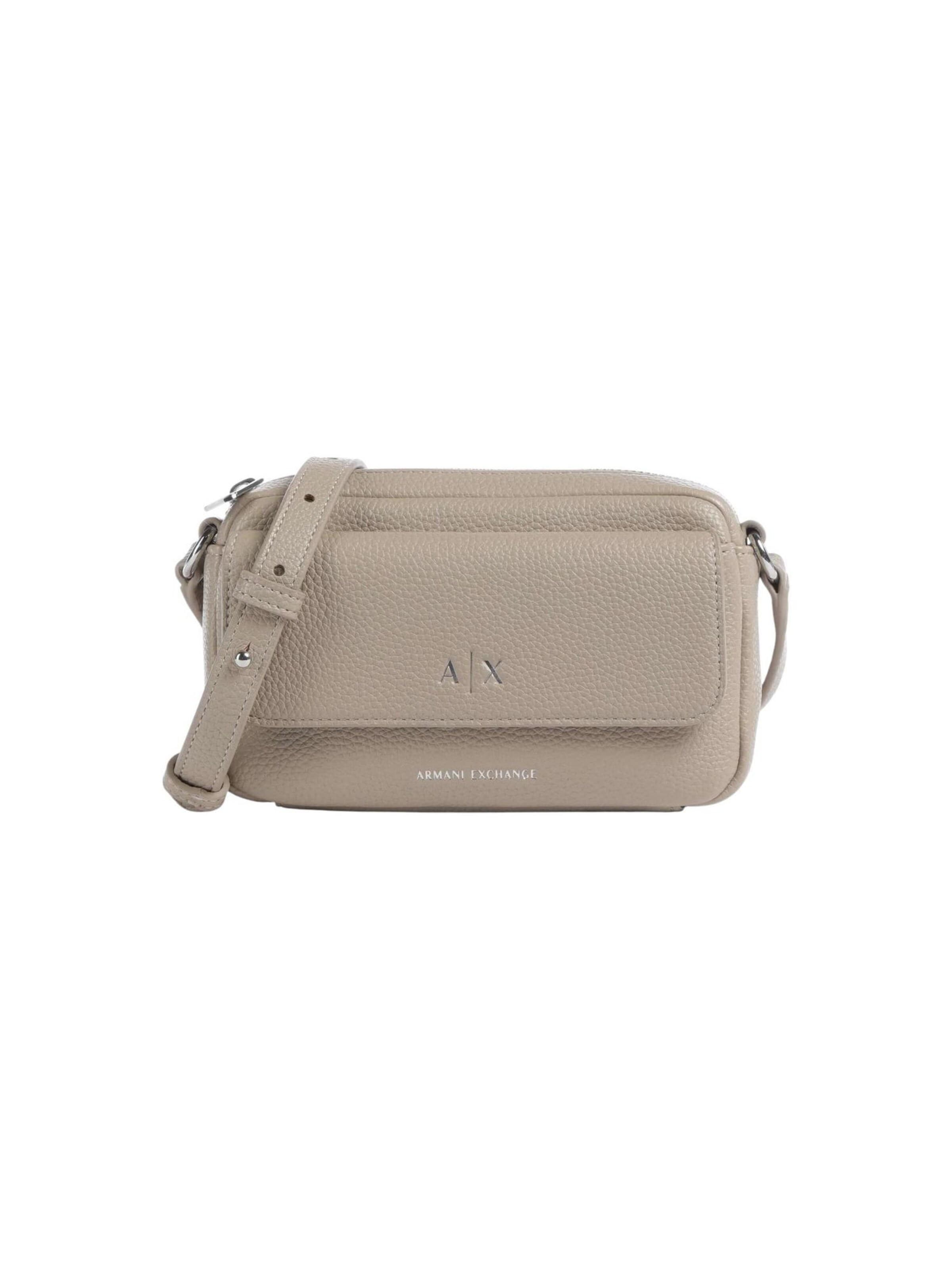 ARMANI EXCHANGE - Bolso de hombro 'XW001547 AF17019' en beige: frente