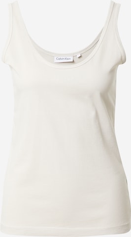 Calvin Klein Top - bézs: elől