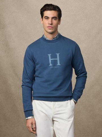 Hackett London Sweatshirt 'HERITAGE' in Blauw: voorkant