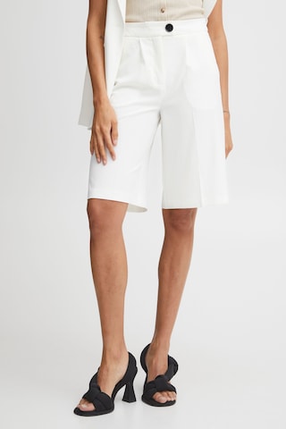 b.young Loose fit Pants 'Danta' in White: front