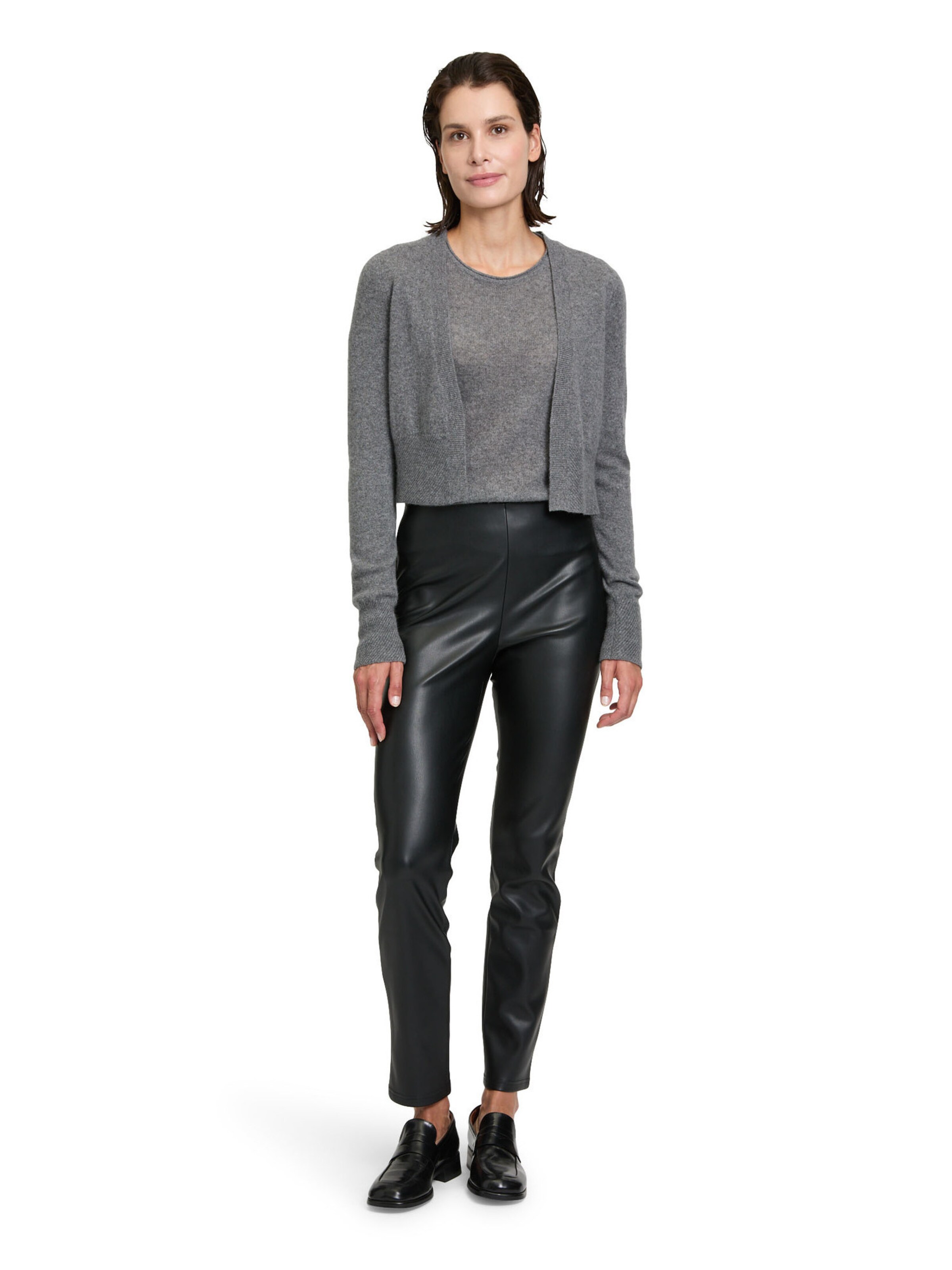 Betty Barclay Gebreid vest in Grijs