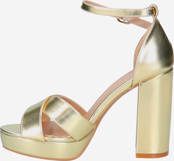 ABOUT YOU - Zapatos con plataforma 'Carina' en oro