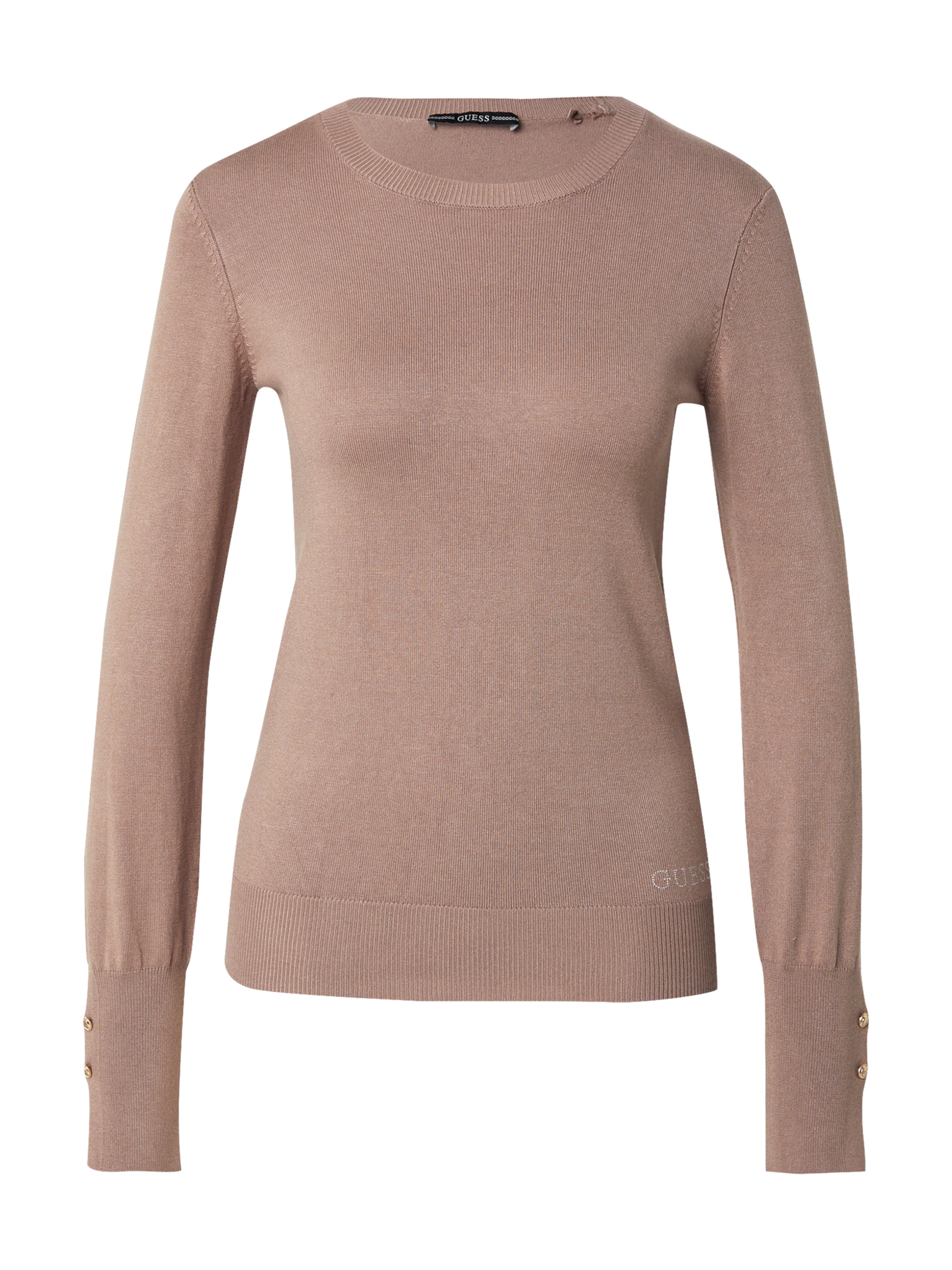 GUESS Пуловер &#x27;ELINOR&#x27; в сиво: отпред