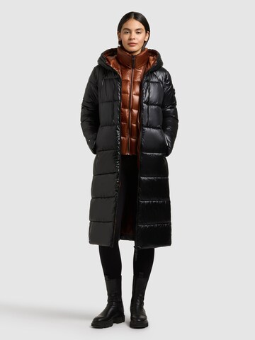 khujo Mantel 'Nashi' in Schwarz