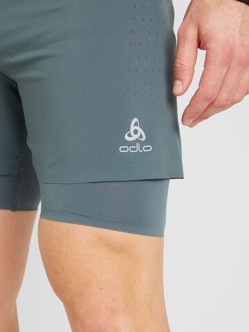 ODLO - Regular Calças de desporto 'Zeroweight' em cinzento